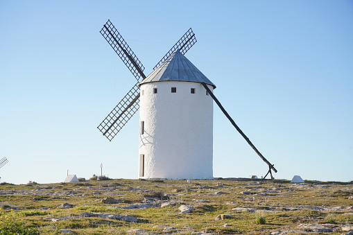 Windmill on the Castilian plain