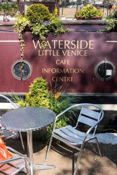 Little Venice, Paddington, London Little Venice, a district in West London, England, around the junction of the Paddington Arm of the Grand Union Canal, the Regent's Canal, and the entrance to Paddington Basin. little venice london stock pictures, royalty-free photos & images