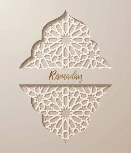 Vector illustration of Ramadan greeting card