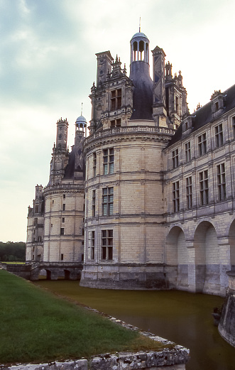 Chambord, France - August 7, 2009: Chateau de Chambord (1519-1547), one of the most recognizable castles in the world