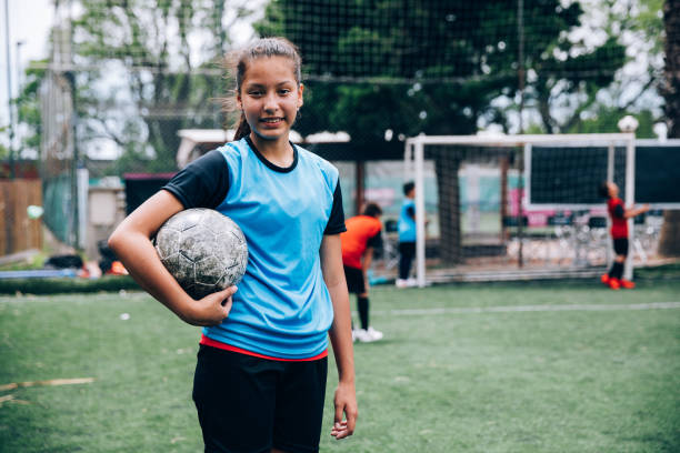 istock Portrait of a young soccer player 1464266207