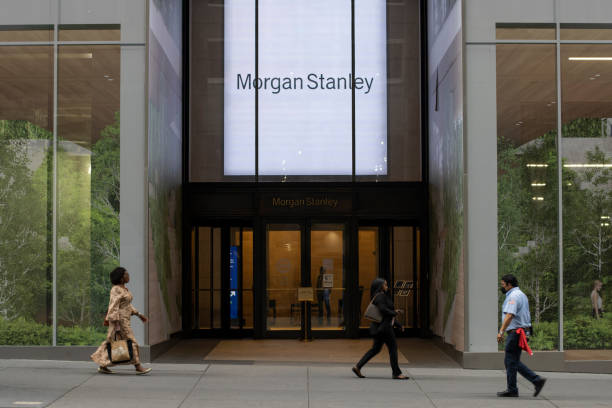 morgan stanley - morgan stanley headquarters photos et images de collection