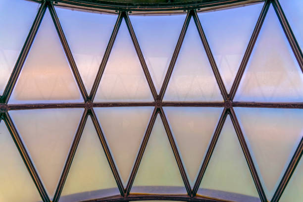 istock Lighthouse lamp windows at Cape Florida Light in Bill Baggs Cape Florida State park- Miami, Florida 1464298652