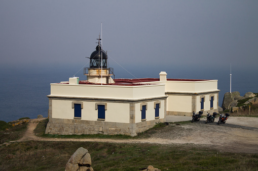 Cabo Prior lighthouse on the coast of the Ferrol region