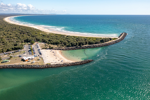 Aerial view of Forster Tuncurry in New South Wales