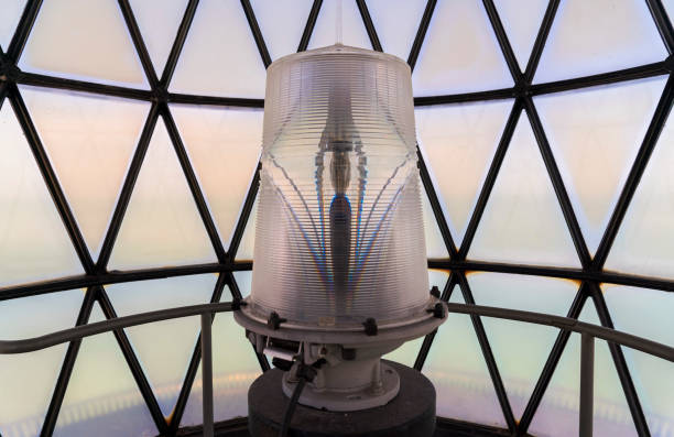 istock Lighthouse lamp inside the Cape Florida Light at Bill Baggs Cape Florida State Park- Miami, Florida 1464304239