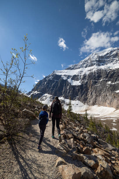 istock Family Hiking at Mount Edith Cavell, Jasper, Canada 1464317566