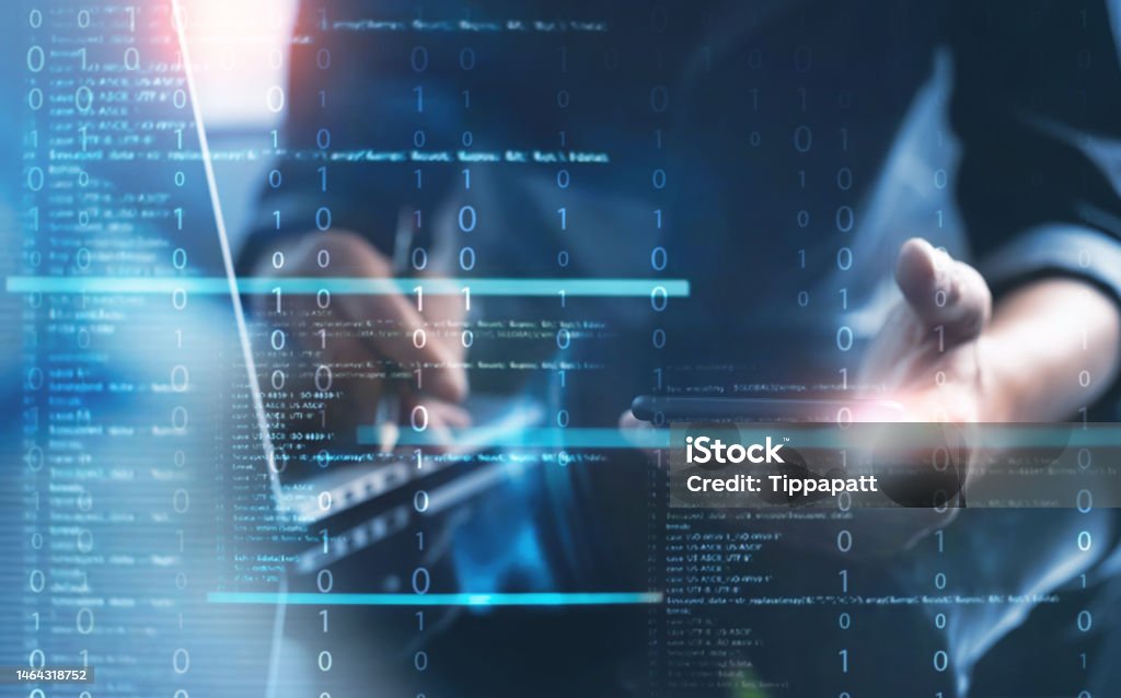Digital Technology Software Development Concept Coding Programmer ...
