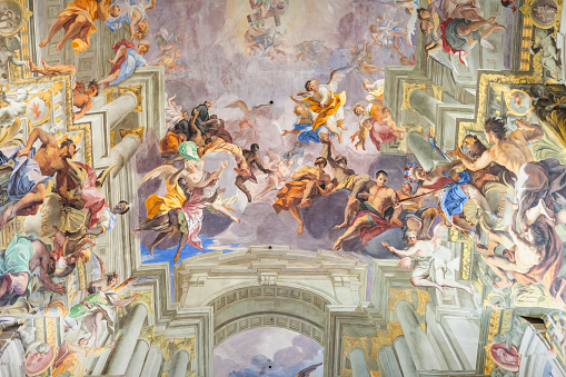 Saint Ignatius Church Sant Ignazio Rome Italy Ceiling Fresco