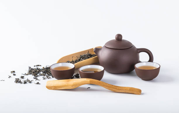 istock Photograph of teacups and tea sets 1464328078
