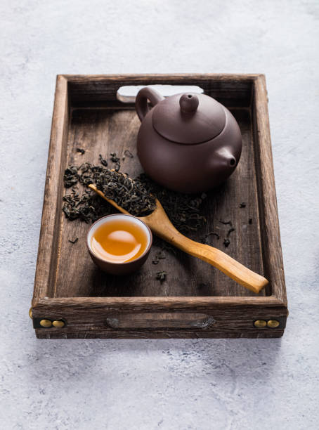 istock Photograph of teacups and tea sets 1464328134