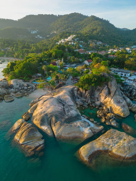 istock Aerial view of rocks on Koh Samui Island 1464341978