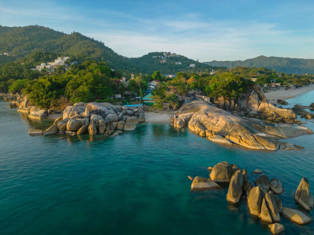 istock Aerial view of rocks on Koh Samui Island 1464342010