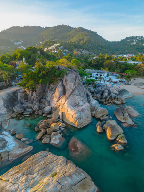 istock Aerial view of rocks on Koh Samui Island 1464342033