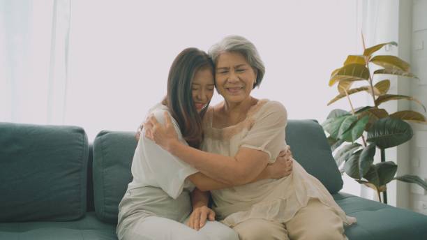 istock Mother and daughter support each other. 1464362100