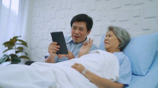 istock Video call with family. 1464362673