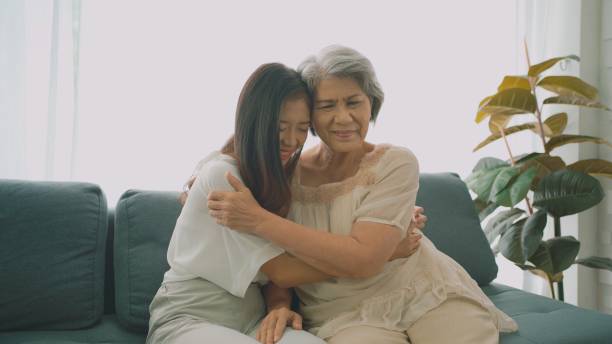 istock Mother and daughter support each other. 1464362680