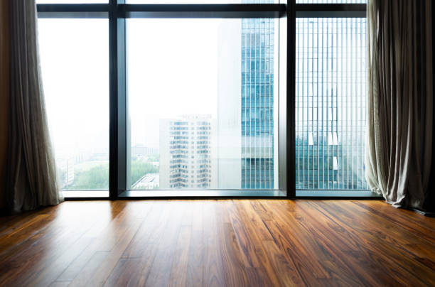 istock Looking at the office building from the window 1464364625