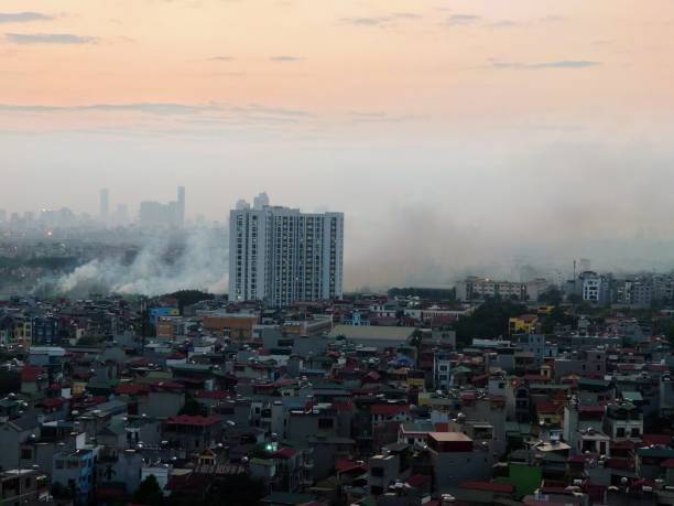 istock Air pollution in Hanoi 1464364644