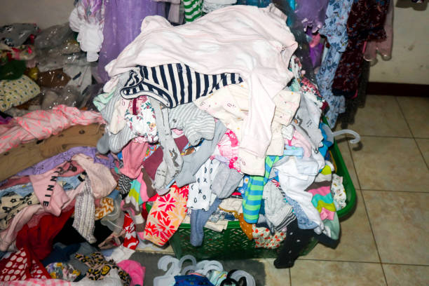 istock Fashion clothes in a pile 1464366615