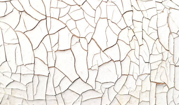 istock Texture of the old cracked paint on a wall surface. 1464378353