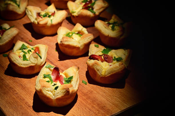 istock Puff Pastry With Cheese and Chorizo Sausage 1464380239