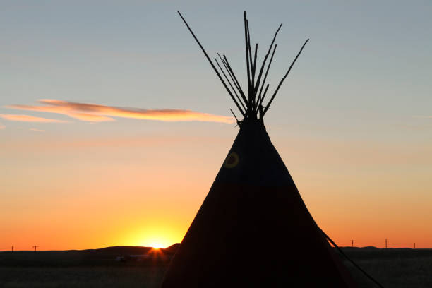 istock Domestic tent on landscape 1464384962
