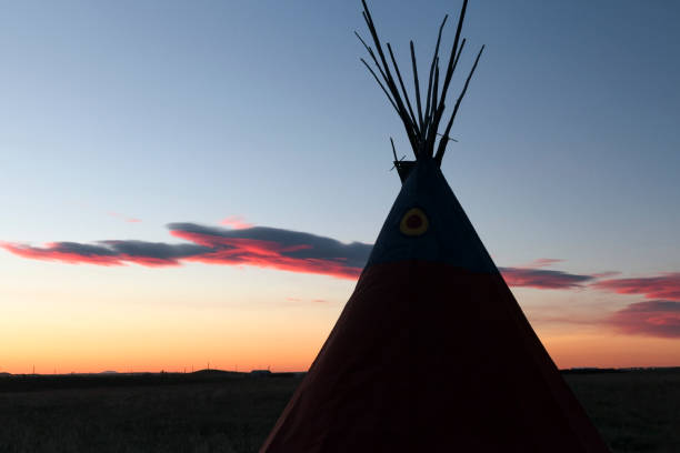 istock Domestic tent on landscape 1464384983