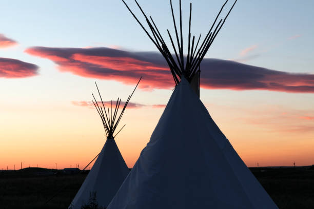 istock Domestic tent on landscape 1464384990