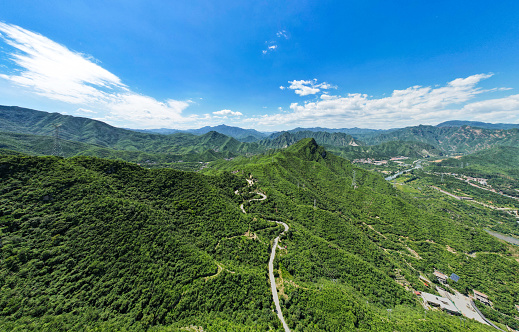 Mountain landscape west of Beijing, China