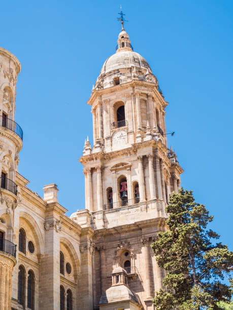 istock Vertical shot of Malaga cathedral, Spain 1464393782