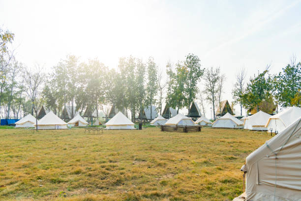 istock Tents in the camp 1464394366
