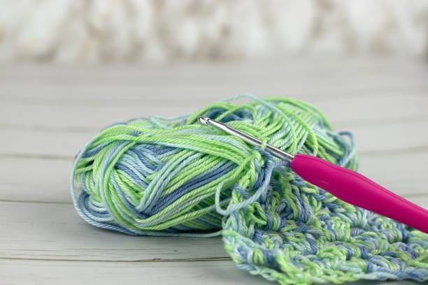 istock Closeup shot of a thread roll for knitting 1464399724