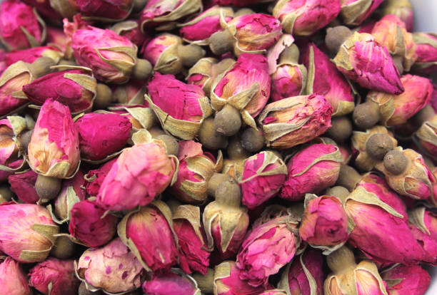 istock Pile of dried rosebuds 1464403741