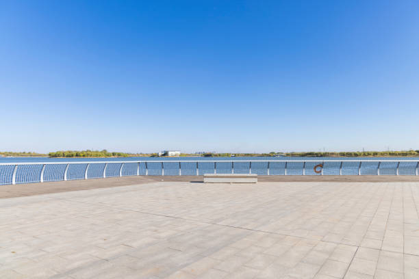 istock No one plaza by the lake 1464405206