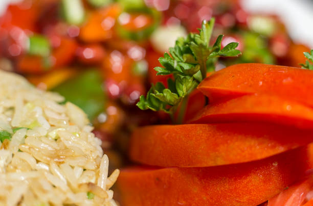 A closeup shot of meal on the table