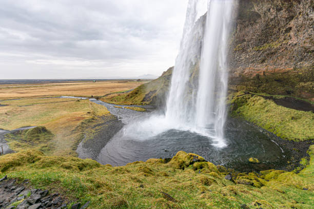 istock Mesmerizing view of a waterfall in Skogafoss, Iceland 1464411774