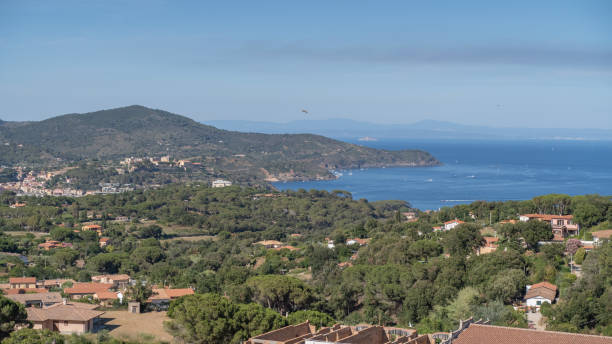 istock Nice sunny mountainous seascape 1464419563