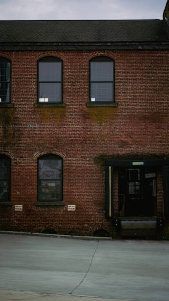 istock Vertical shot of a brick wall building 1464422813