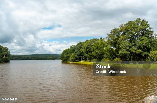 Lake Of Paimpont In The Broceliande Forest In Brittany Near Rennes France Stock Photo - Download Image Now