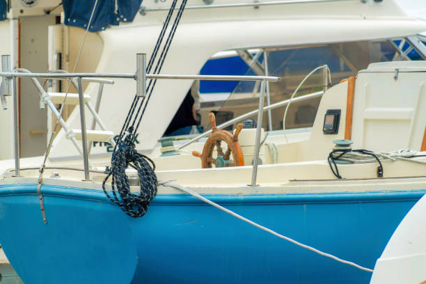 istock Beautiful shot of a sailing ship 1464427594