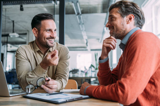 istock Business partners in meeting. 1464444504