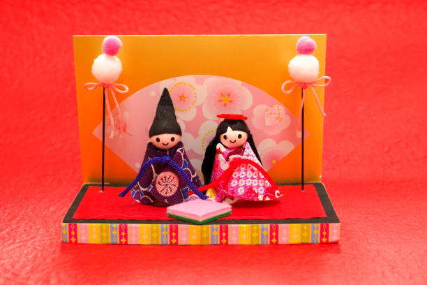 istock Hina doll decoration (Momo no Sekku) 1464444940