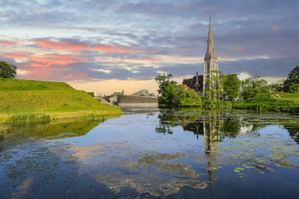 istock St.Alban`s church in the Churchill park, Copenhagen 1464458998