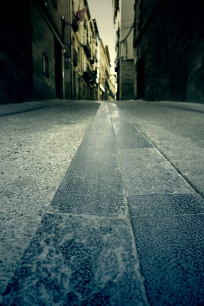 istock Old alley in perspective 1464460085