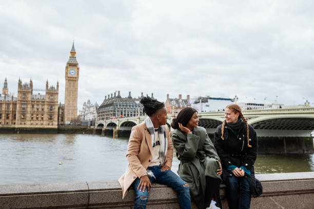 istock Young multi-ethnic tourist in London 1464461588