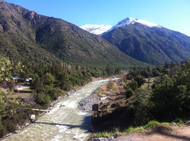 River on the way to the Andes Mountain Range