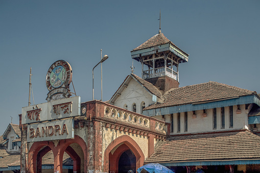02 04 2007  Bandra Heritage, Railway Station On Western Railway Bandra Mumbai, Maharashtra, India