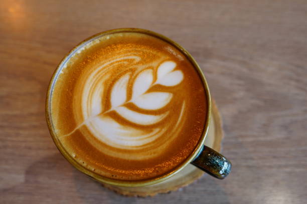 istock A cup of hot latte coffee with heart 1464482000