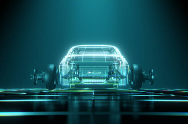 istock 3D visualisation of a conceptual electric car 1464487462